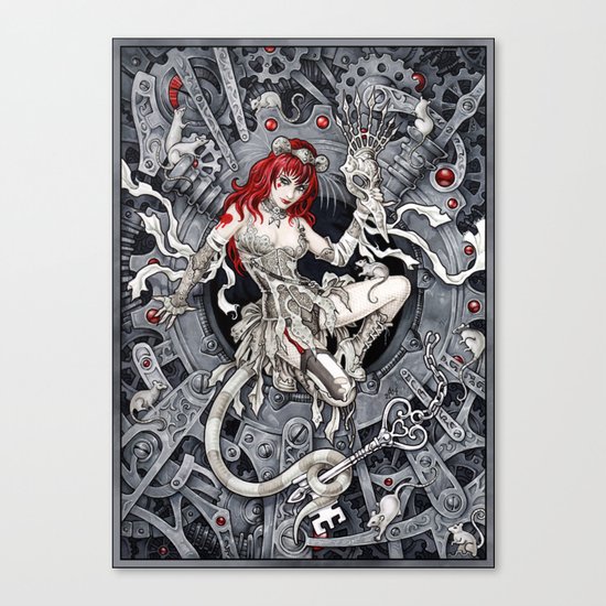 Rat Queen Canvas Print