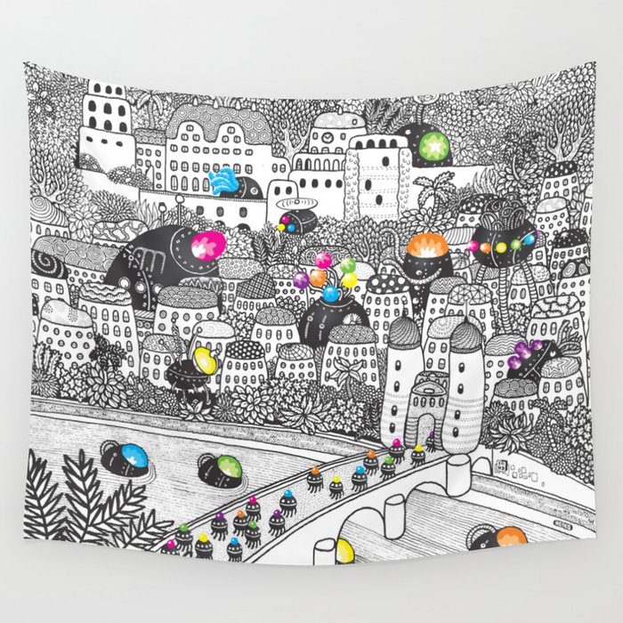 Locals Only - Heidelberg, Germany Wall Tapestry