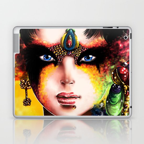 THE BLACK MASK Laptop & iPad Skin