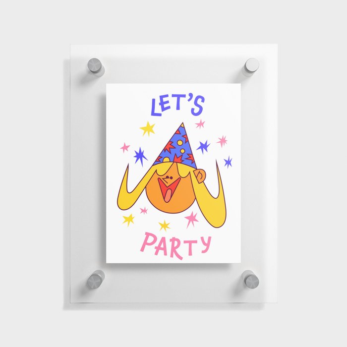 Let's Party Floating Acrylic Print
