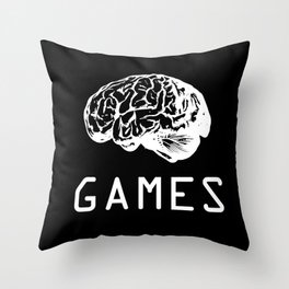 Mind Games Throw Pillow