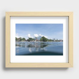 Wake up Volcano Recessed Framed Print