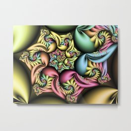 Pastel Colored Spiral Design Metal Print | Color, Multicolored, Spiral, Decoration, Eastercolours, Pastelfractal, Texture, Colourful, Colored, Fractals 