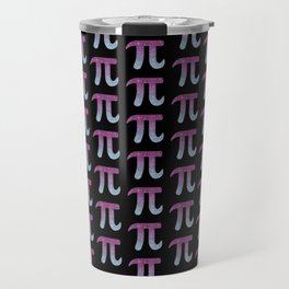 Pi Symbol Glitter Travel Mug