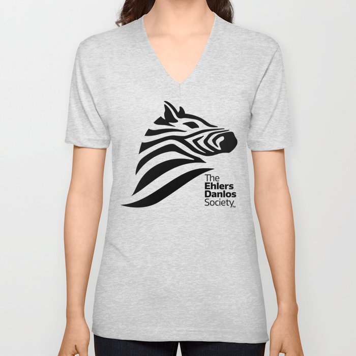 Ehlers-Danlos Society - Big Logo V Neck T Shirt