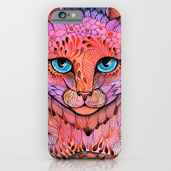 SUNSET CAT iPhone & iPod Case
