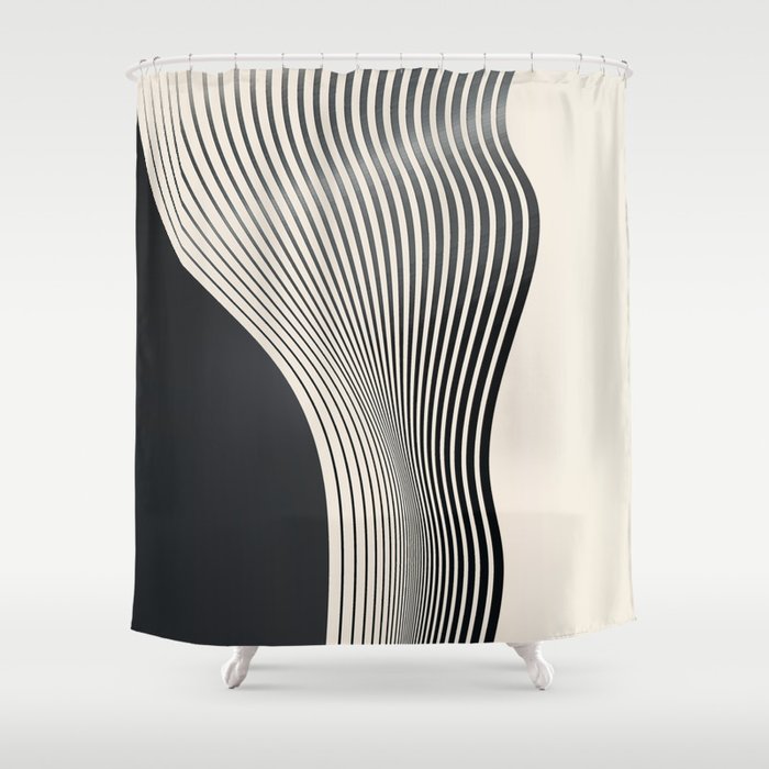 Abstract 18 Shower Curtain by ThingDesign