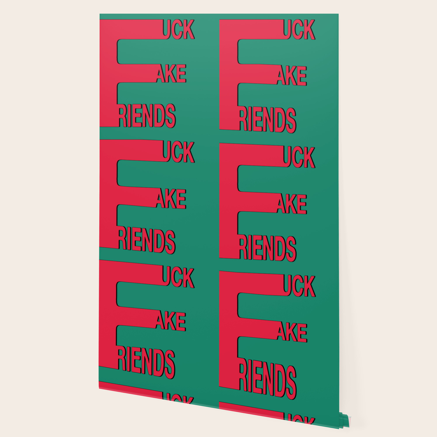 Fuck Fake Friends Wallpaper By E D O Society6