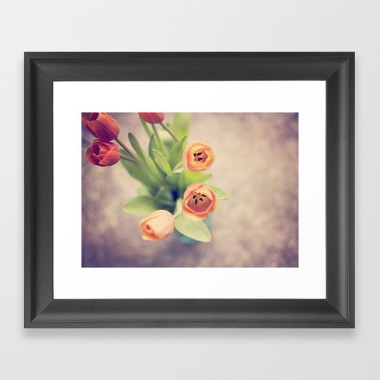 orange Framed Art Print