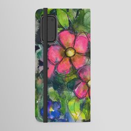 modern spring garden Android Wallet Case