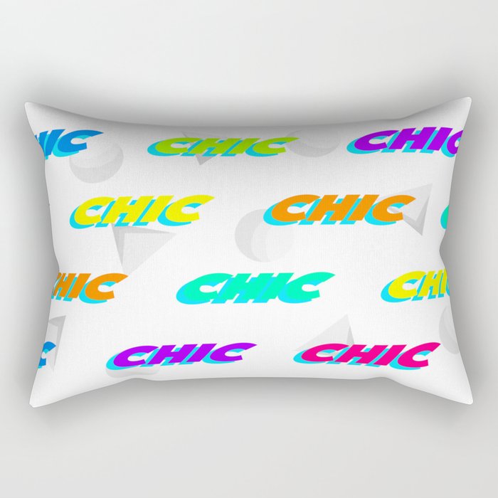 Chic Logo Rectangular Pillow