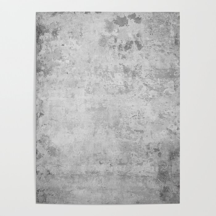 concrete wall vintage grey background, wall texture * Poster by ohaniki |  Society6