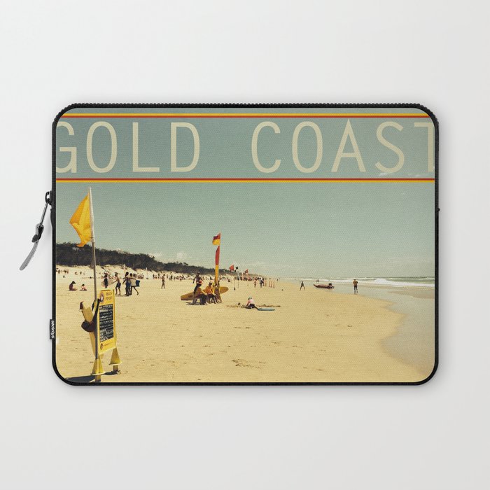 Gold Coast Main Beach retro  Laptop Sleeve