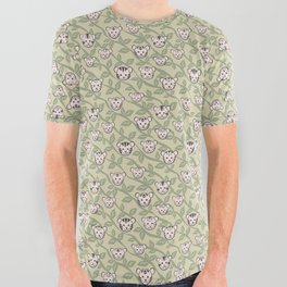 Forest Tiger Strips (GreyGreen) All Over Graphic Tee