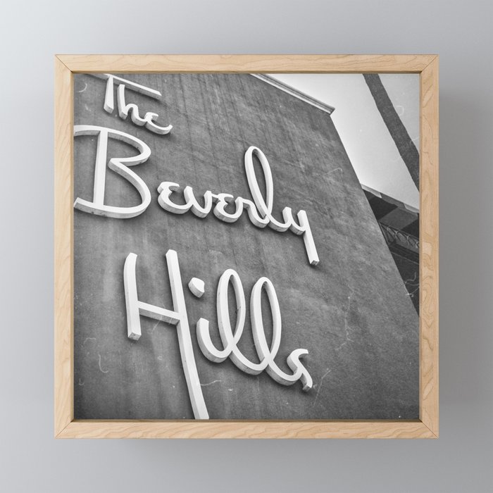 The Beverly Hills Hotel Framed Mini Art Print