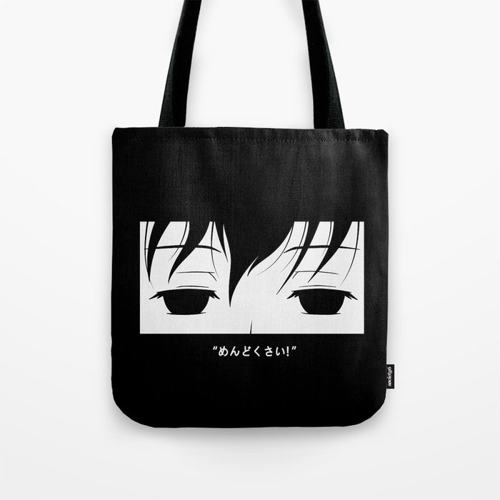 Lazy anime eyes Tote Bag