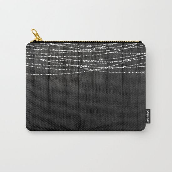 Fairy Lights on Wood 01 Carry-All Pouch