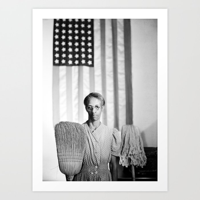 American Gothic By Gordon Parks Art Print By Fineearthprints Society6