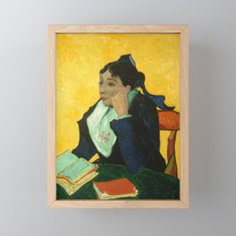 L'Arlesienne by Vincent van Gogh, 1889 Framed Mini Art Print
