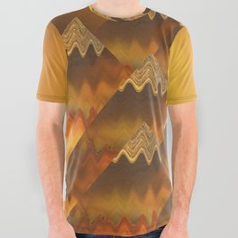 Sunset in the Mountains All Over Graphic Tee
