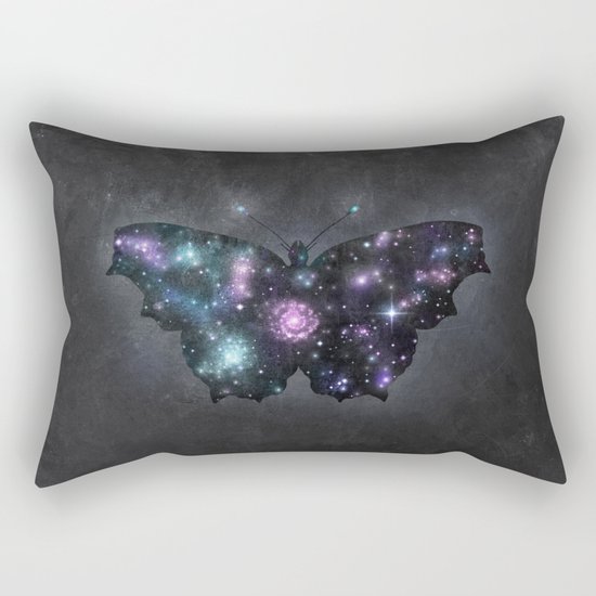 Cosmic Butterfly Rectangular Pillow