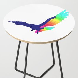 Rainbow Raven Side Table