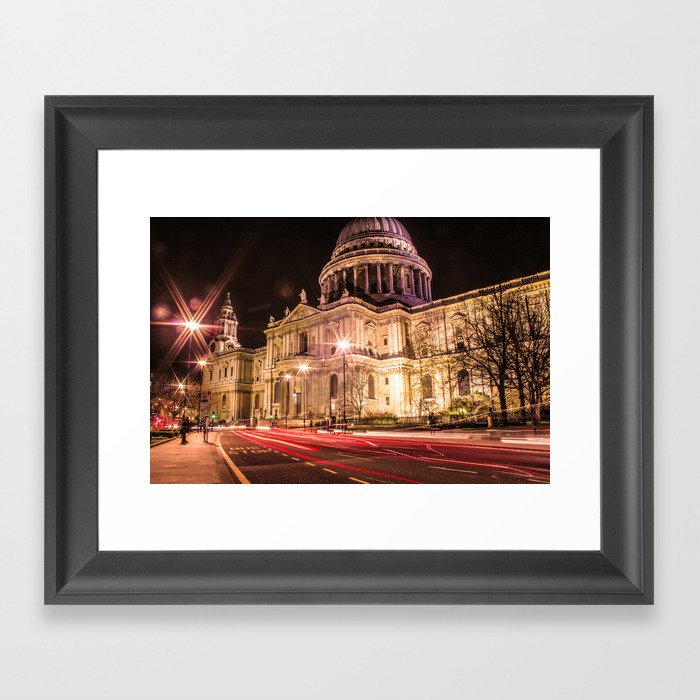 St Paul's Cathedral Framed Art Print | Photography, Color, Digital, Hdr, Infrared, London, Bank, St-paul, Cathedral