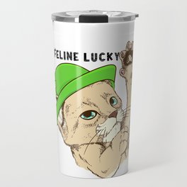 Feline Lucky Travel Mug