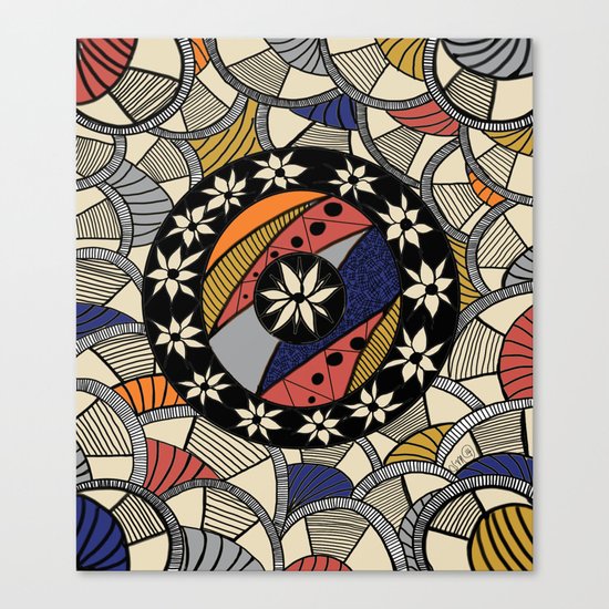 Flower Power Canvas Print