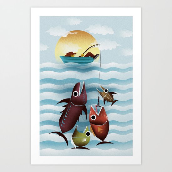No Time to Relax Art Print