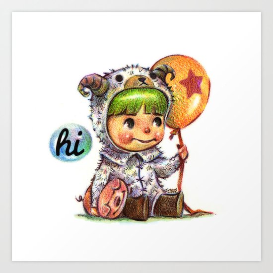 hi Art Print