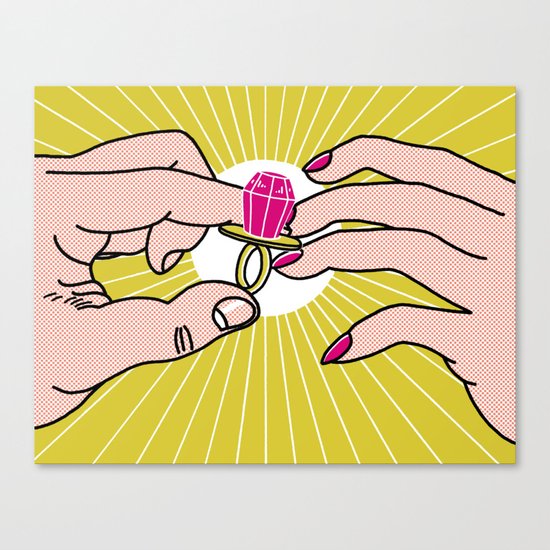 Bling Bling Baby! Canvas Print