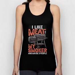 BBQ Smoker Grill Electric Grilling Pellet Recipes Unisex Tank Top