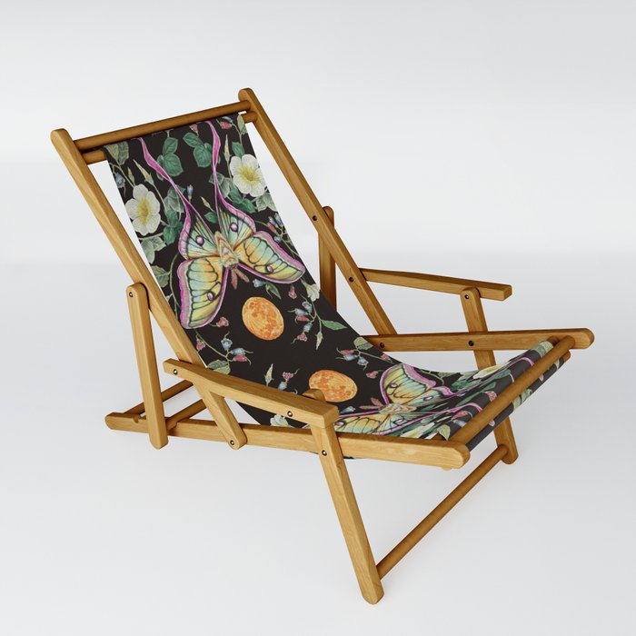 Tropical Night Moth #33 Sling Chair