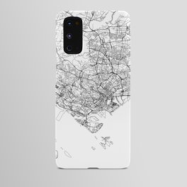 Singapore White Map Android Case