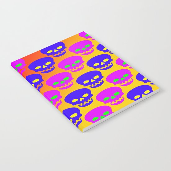 Bright Skulls Notebook