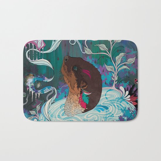 Delicate Distraction Bath Mat