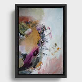 sonnet xv abstract #2 Framed Canvas