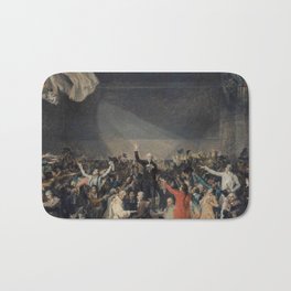 David, The Tennis Court Oath or Serment du jeu de Paume Bath Mat