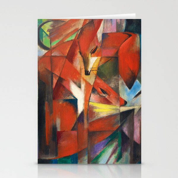 Franz Marc "The foxes" Stationery Cards