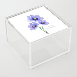 Love Remains - Sympathy Grief and Loss Art Acrylic Box
