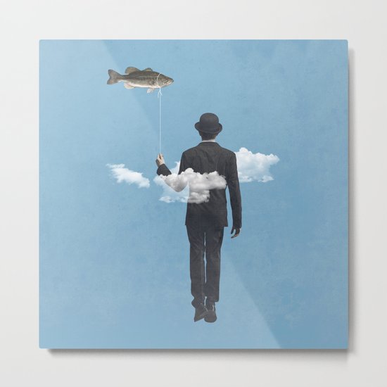 fly fishing Metal Print