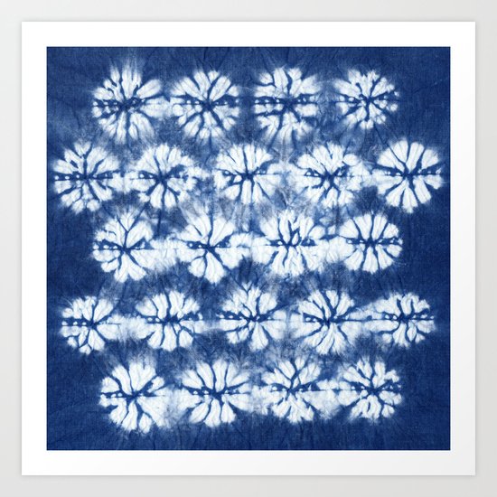 Shibori two Art Print