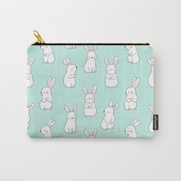 Cute Snow Rabbits Carry-All Pouch