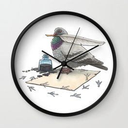 Pigeon Post Wall Clock