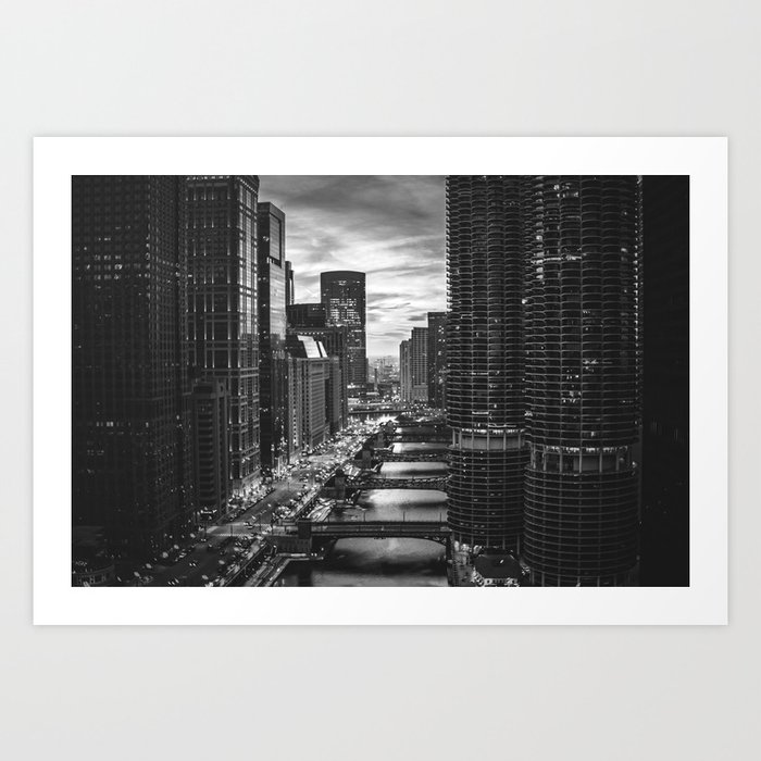Chicago Skyline Art Print