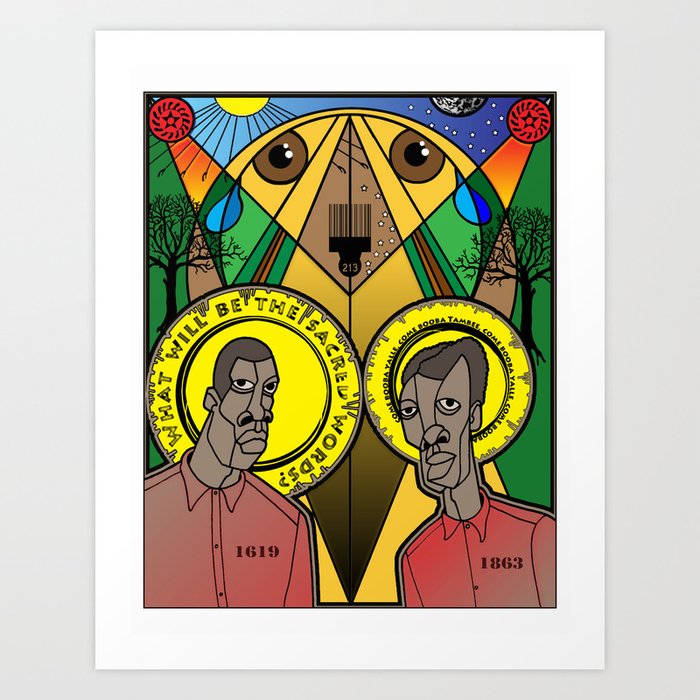 1001 Black Men--#213 Art Print