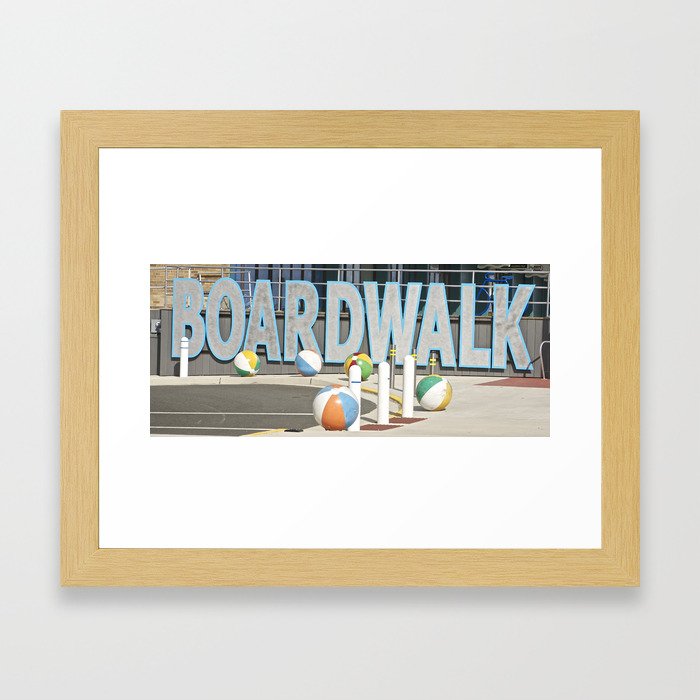 Boardwalk Framed Art Print