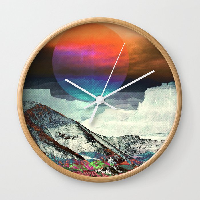 shades of moon_vintage Wall Clock