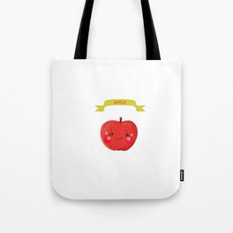 Apple. Kawai Tote Bag